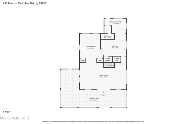 613 Beacon Boulevard Garage Apt., Sea Girt, NJ 08750