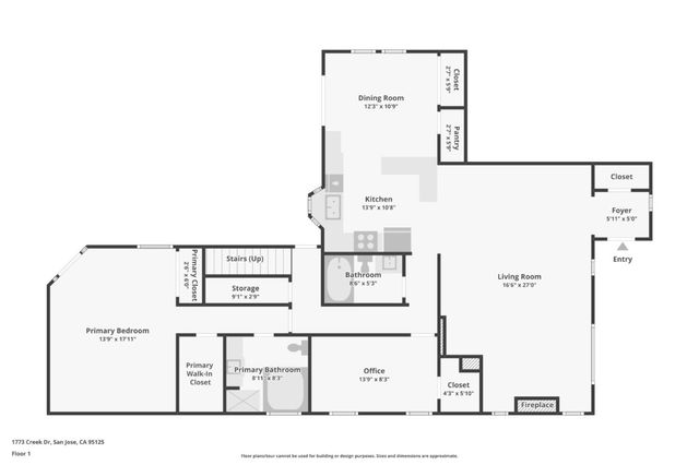 1773 Creek Drive, San Jose, CA 95125