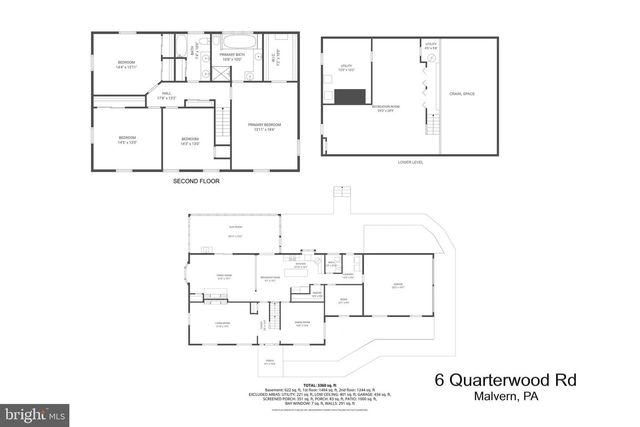 6 QUARTERWOOD RD, Malvern, PA 19355