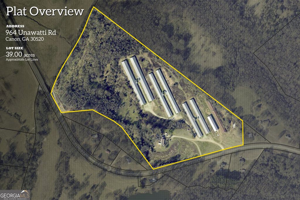 964 Unawatti Road, Canon, GA 30520 — exterior