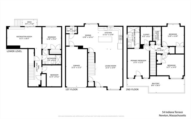 54 Indiana Terrace 54, Newton, MA 02464