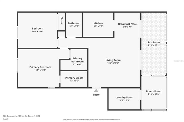 1905 CANTERBURY LANE 17, Sun City Center, FL 33573