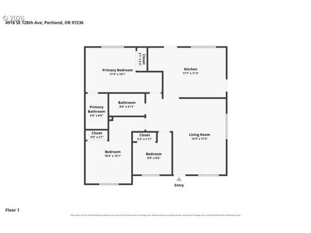 4918 Se 128TH Ave, Portland, OR 97236