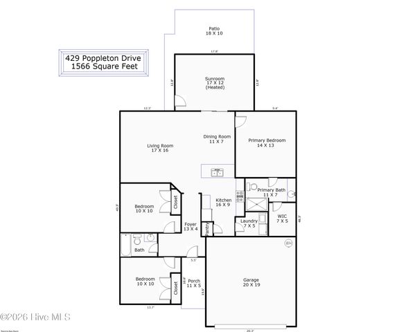 429 Poppleton Drive, Hampstead, NC 28443