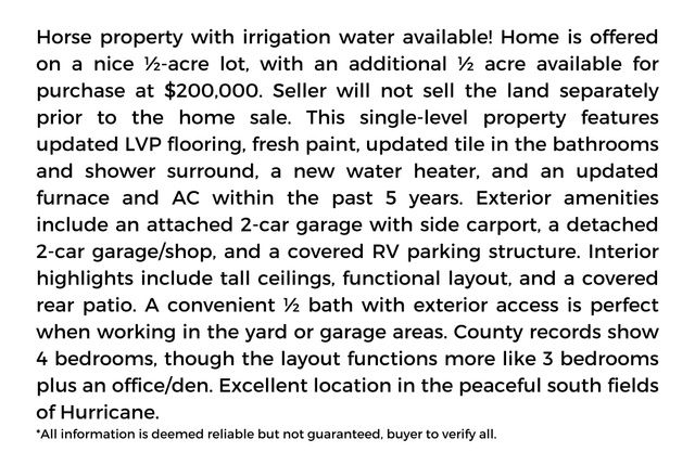 692 W 1300 S, Hurricane, UT 84737