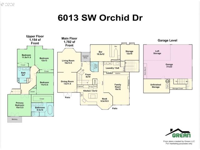 6013 Sw ORCHID Dr, Portland, OR 97219
