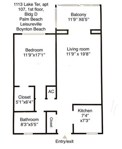 1113 LAKE Terrace 107, Boynton Beach, FL 33426