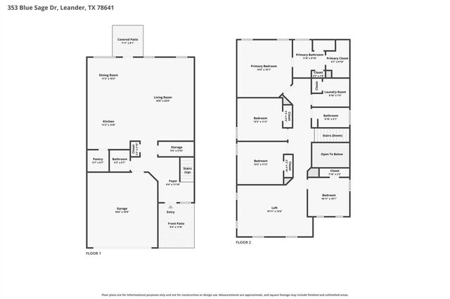353 Blue Sage DR, Leander, TX 78641