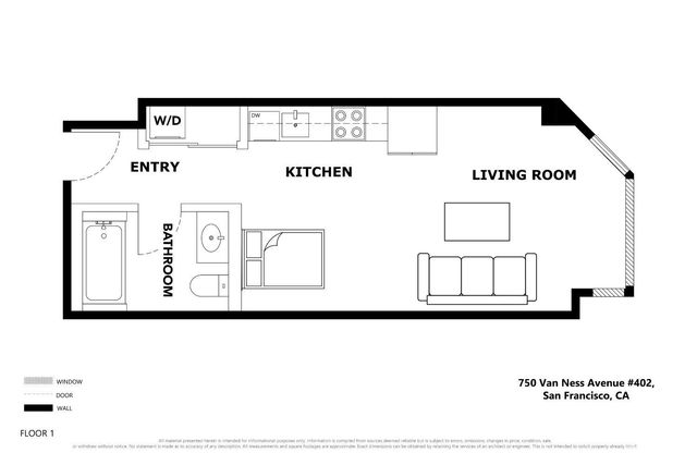 750 Van Ness Avenue 402, San Francisco, CA 94102