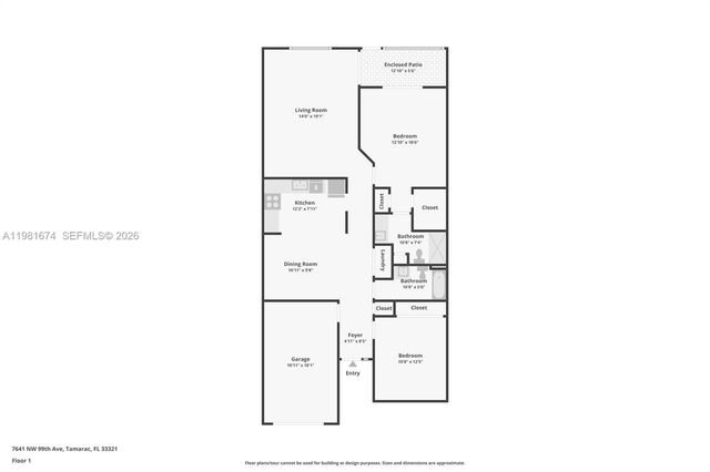 7641 NW 99th Ave, Tamarac, FL 33321