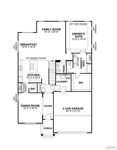 1 Madison 2 Car at The Reserve at Wildwood, Wildwood, MO 63040