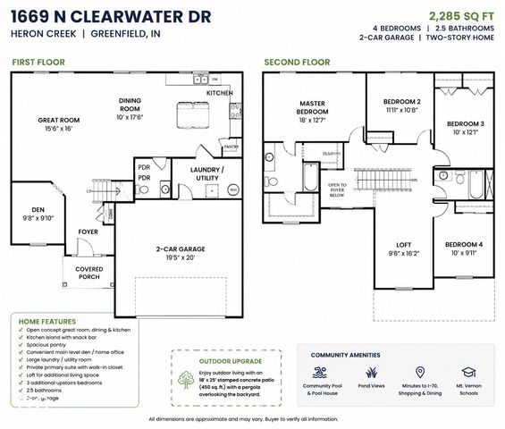 1669 N Clearwater Drive, Greenfield, IN 46140