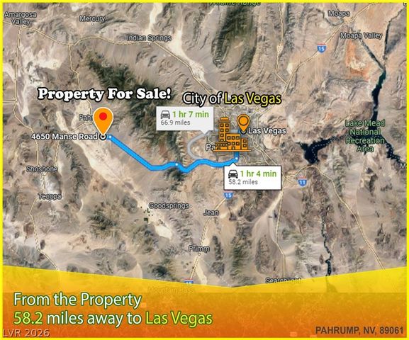 4650 Manse Road, Pahrump, NV 89061