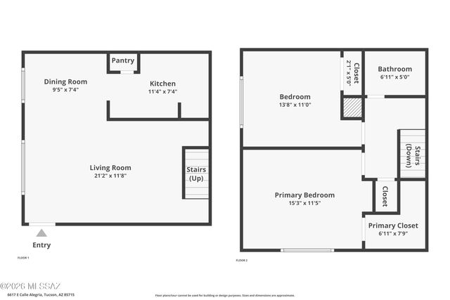 6617 E Calle Alegria Unit B, Tucson, AZ 85715