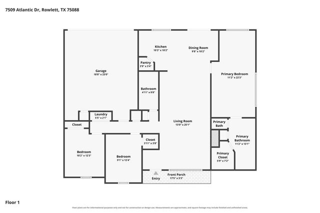 7509 Atlantic Drive, Rowlett, TX 75088