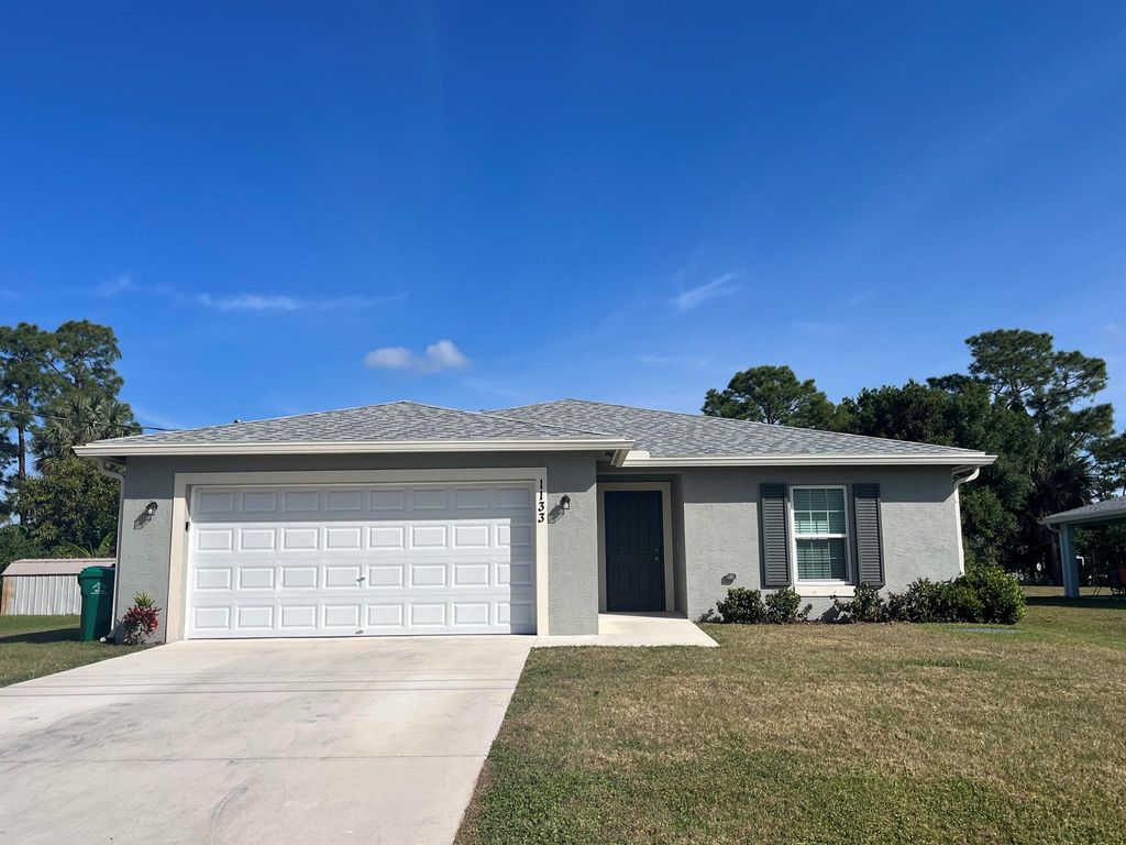 1133 SW Ingrassina Avenue, Port St Lucie, FL 34953