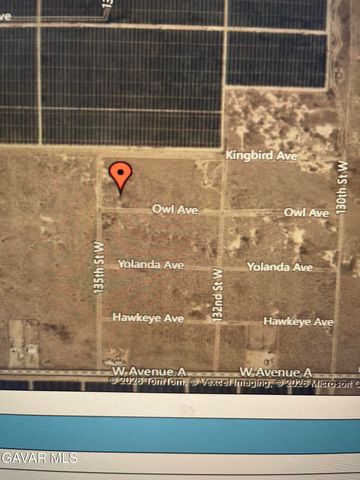 135th W W Ave A Street, Rosamond, CA 93560