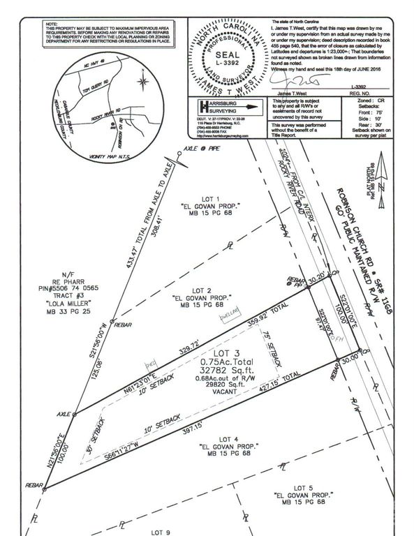 9230 Robinson Church Road 3, Harrisburg, NC 28075