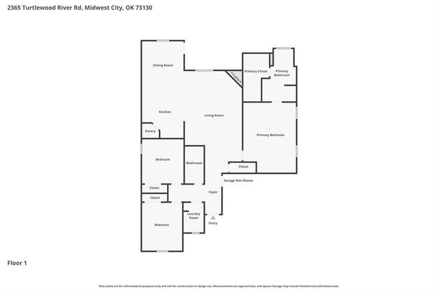 2365 Turtlewood River Road, Midwest City, OK 73130