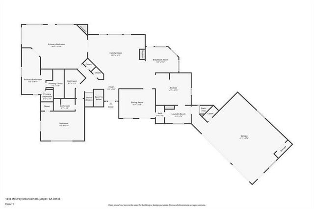 1343 McElroy Mountain Drive, Jasper, GA 30143