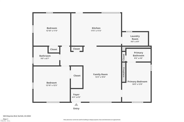 500 Bayview BLVD E, Norfolk, VA 23503