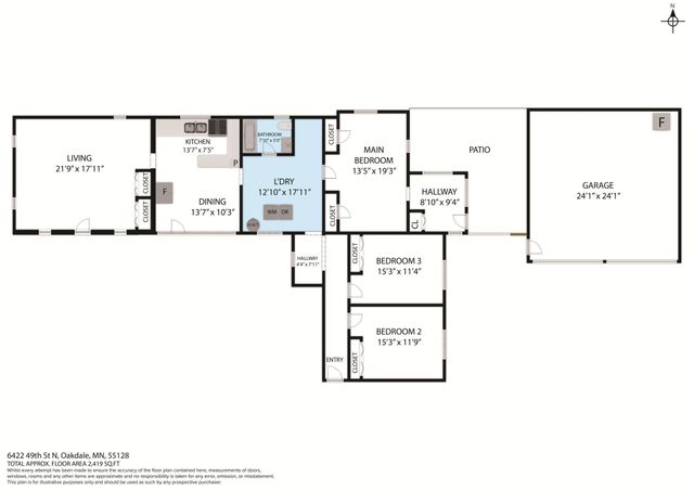 6422 49th Street N, Oakdale, MN 55128