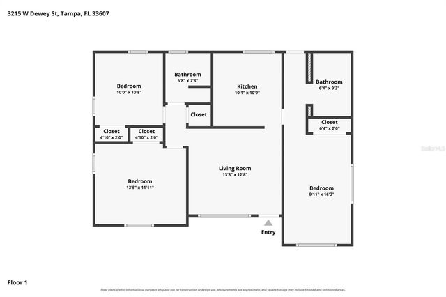 3215 W DEWEY STREET, Tampa, FL 33607