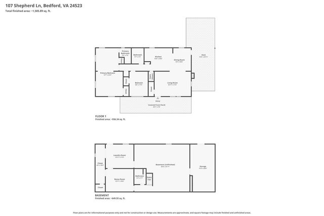 107 Shepherd Lane, Bedford, VA 24523