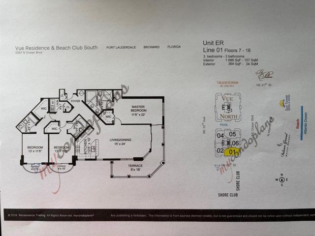 2001 N Ocean Boulevard Apt 1201, Fort Lauderdale, FL 33305