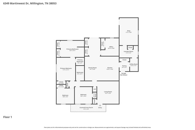 6349 MARTINWEST DR, Millington, TN 38053