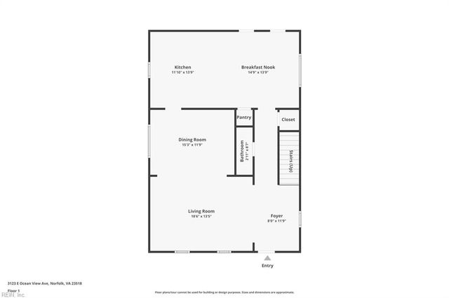 3123 E Ocean View AVE, Norfolk, VA 23518