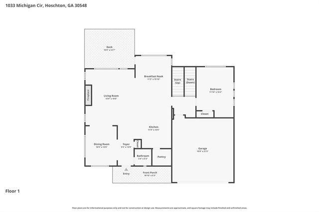 1033 Michigan Circle, Hoschton, GA 30548