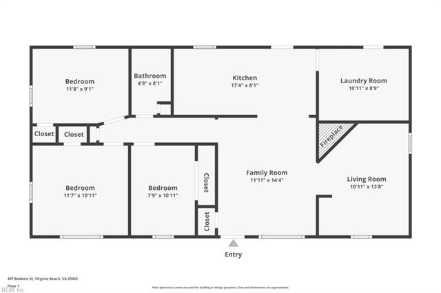 497 Baldwin ST, Virginia Beach, VA 23452