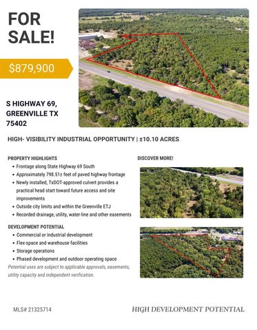 TBD S Highway 69, Greenville, TX 75402