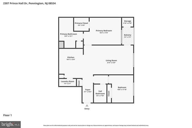 2307 PRINCE HALL DR, Pennington, NJ 08534