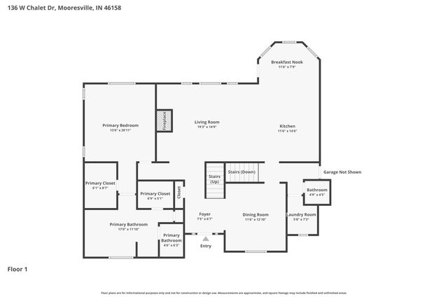 136 W Chalet Drive, Mooresville, IN 46158