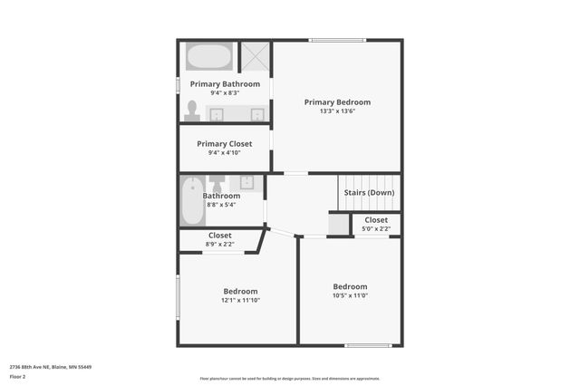 2736 88th Avenue NE, Blaine, MN 55449