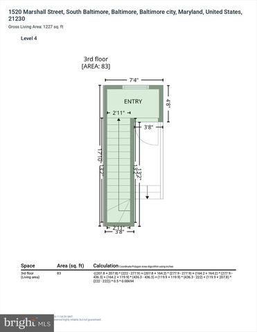 1520 MARSHALL ST, Baltimore, MD 21230