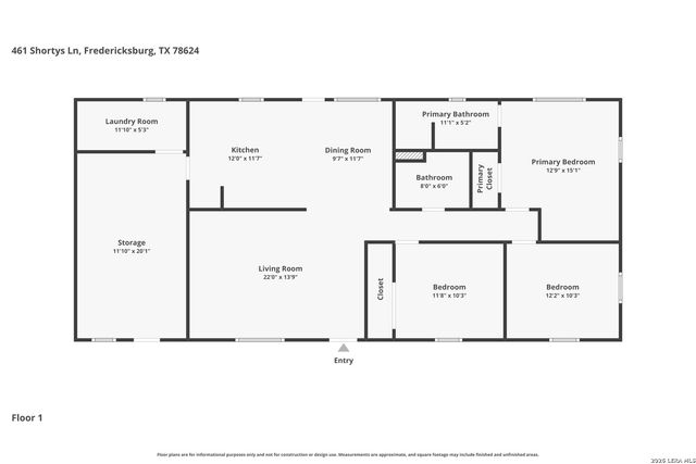 461 Shorty's Ln, Fredericksburg, TX 78624