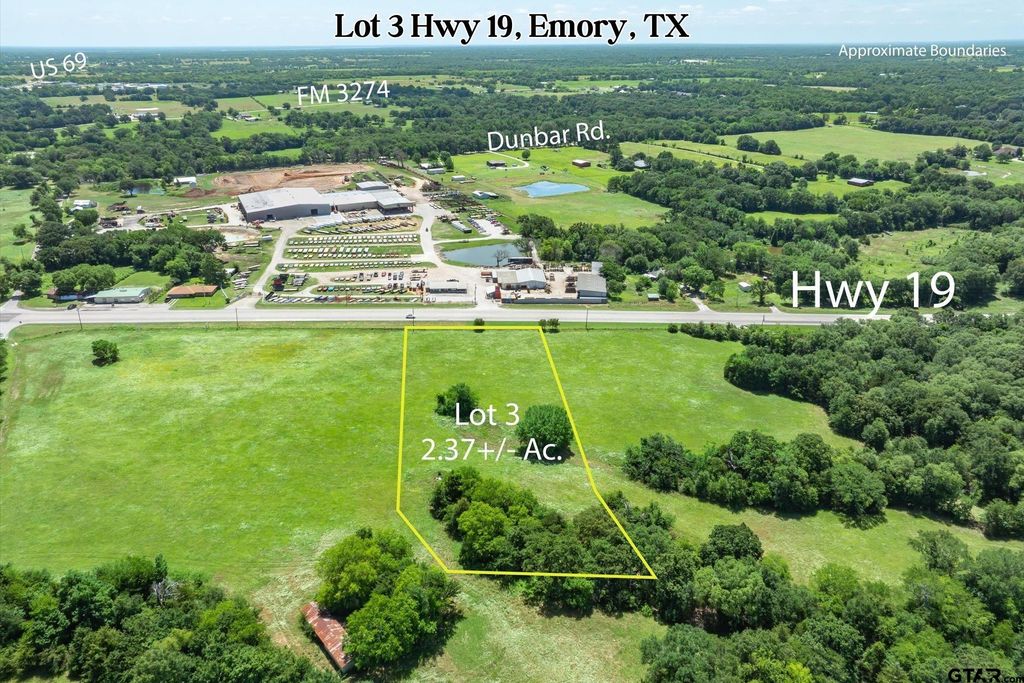 Lot 3 State Highway 19, Emory, TX 75440