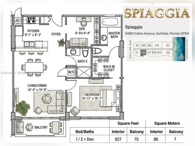 9499 Collins Ave 1009, Surfside, FL 33154