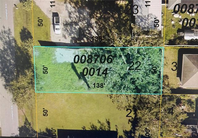 Lot 22 CAMPHOR AVENUE, Sarasota, FL 34231