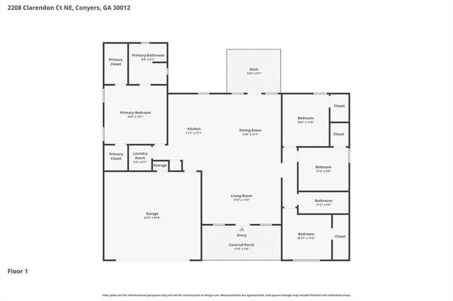 2208 Clarendon Court, Conyers, GA 30012