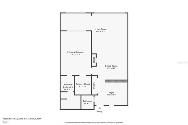 100 BLUFF VIEW DRIVE 207B, Belleair Bluffs, FL 33770