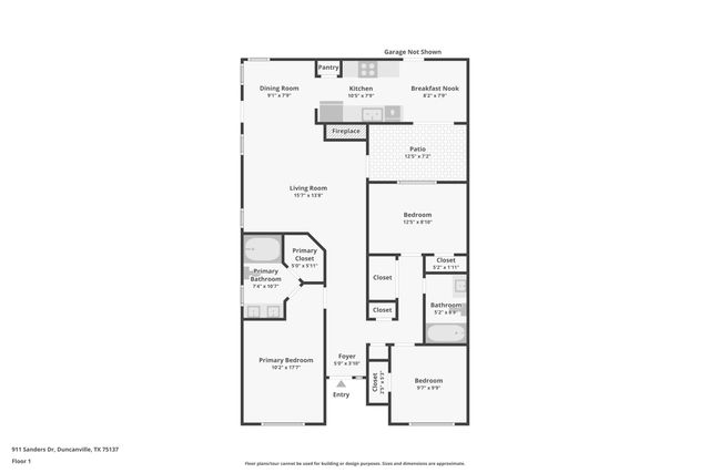 911 Sanders Drive, Duncanville, TX 75137