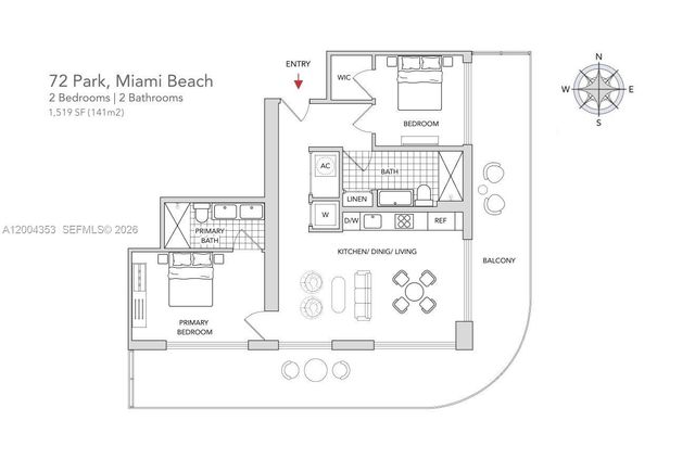 580 72nd Street 1702, Miami Beach, FL 33141