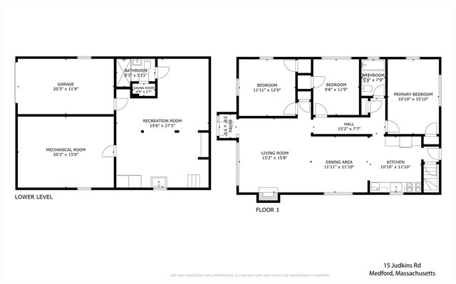 15 Judkins Rd, Medford, MA 02155