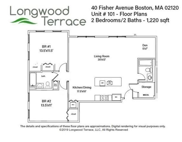 40 Fisher Ave 101, Boston, MA 02120