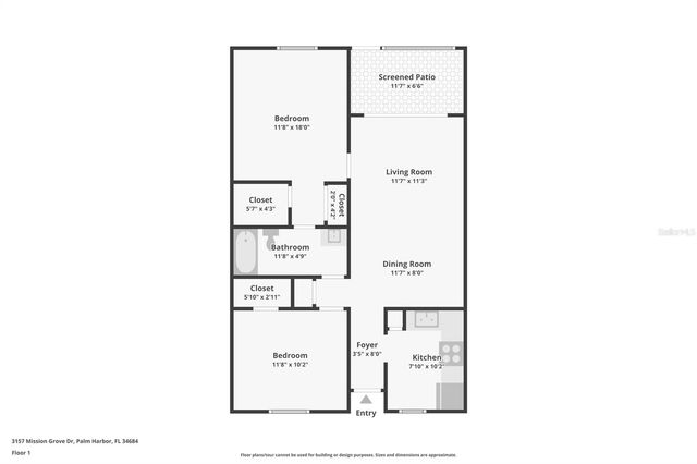3157 MISSION GROVE DRIVE, Palm Harbor, FL 34684