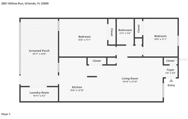 2861 WILLOW RUN, Orlando, FL 32808